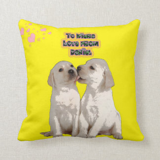 ToKieraLoveDaniel Throw Pillow