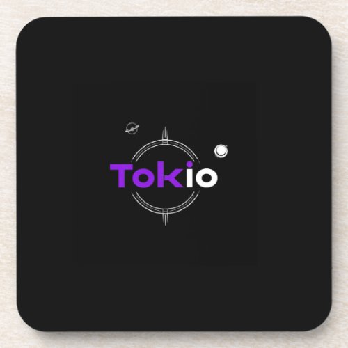 Tokio samurai beverage coaster