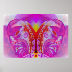 Toko Masks For Purple Twins Ken Gage Surrealist Poster