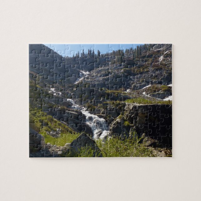 Tokopah Falls I at Sequoia National Park Jigsaw Puzzle (Horizontal)