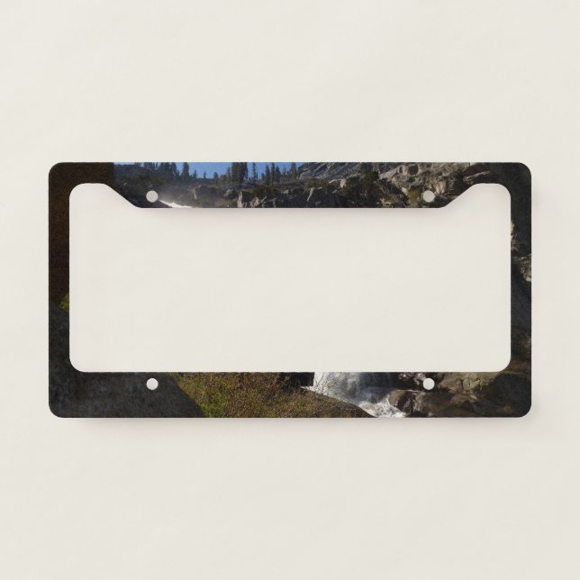 Tokopah Falls II at Sequoia National Park License Plate Frame (Front)