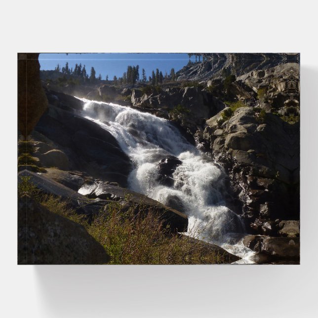 Tokopah Falls II at Sequoia National Park Paperweight (Front)