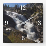 Tokopah Falls II at Sequoia National Park Square Wall Clock