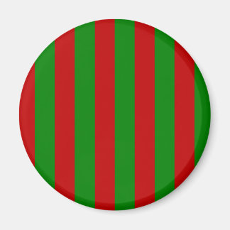 Toksie Turbie Christmas Green Red Stripes Magnet