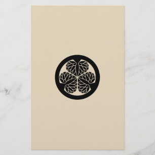 Tokugawa Hollyhock (13 stamens) Stationery