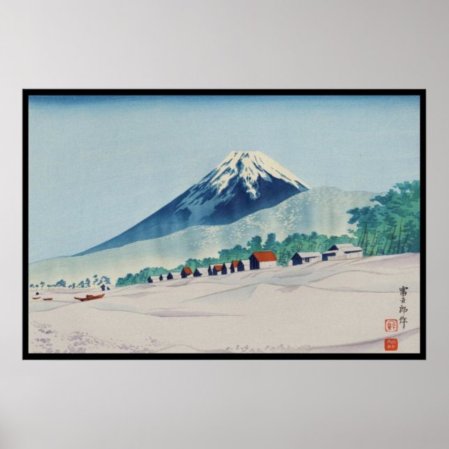 Tokuriki Tomikichiro 36 Views Of Fuji Art Japan Poster (Front)
