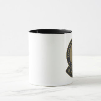 Tokushinryu, cup, black and white mug