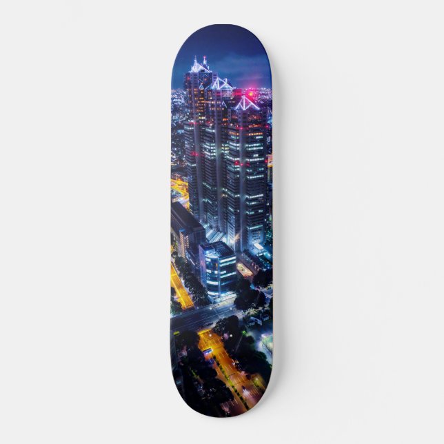 Tokyo at night skateboard (Front)