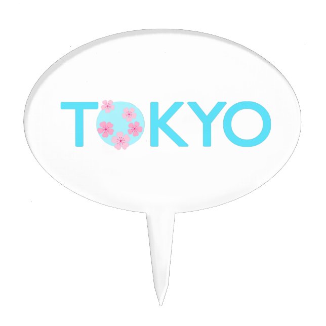 Tokyo Cake Topper (Front)
