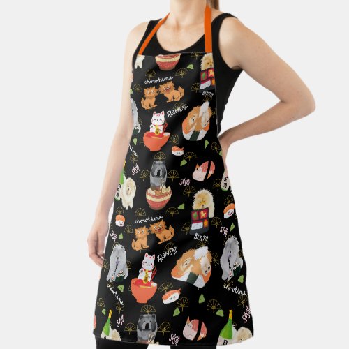 TOKYO CHOWTIME  Chow All-Over Print Apron