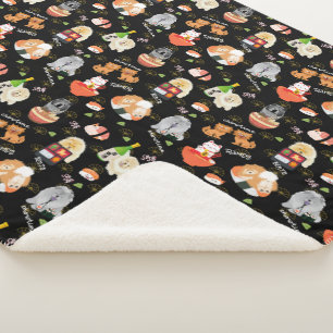 TOKYO CHOWTIME Chow Sherpa Blanket