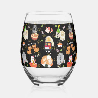 TOKYO CHOWTIME  Chow  Stemless Wine Glass