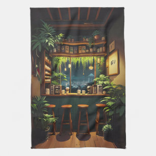 Tokyo Coffee House Kitchen Towel