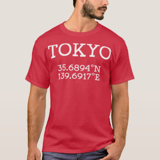 Tokyo Coordinates Design T-Shirt