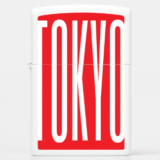 Tokyo design Cool lighters Red typography Minimal