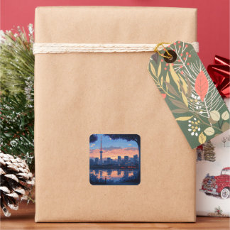 Tokyo Dusk Landscape Sticker