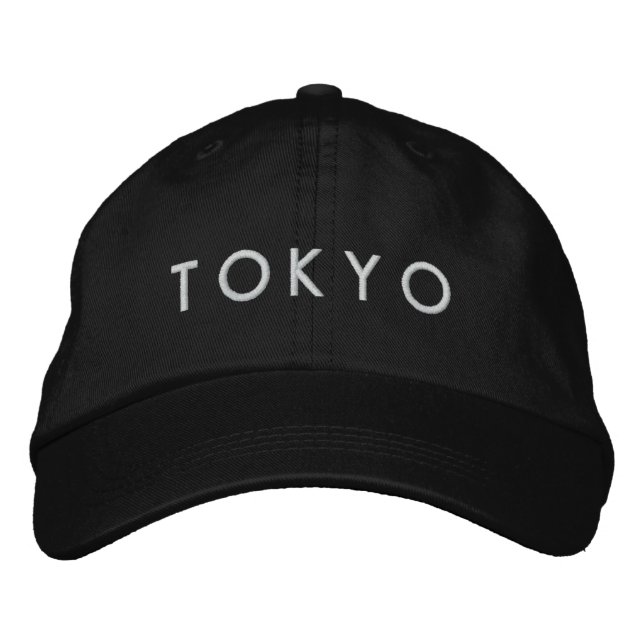 TOKYO EMBROIDERED BASEBALL HAT (Front)