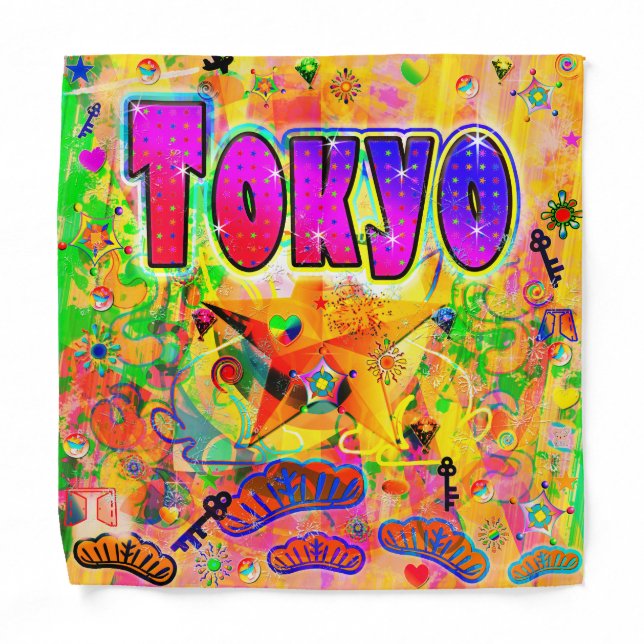 Tokyo Epoch Hour Bandana (Front)