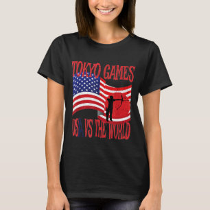 Tokyo Games Usa Vs The World Archery T-Shirt