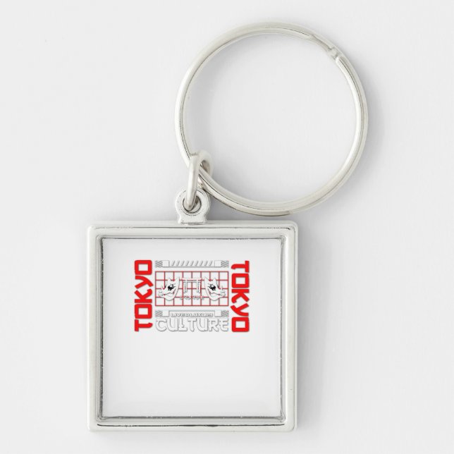 Tokyo Gate for Travel Lover Keychain (Front)