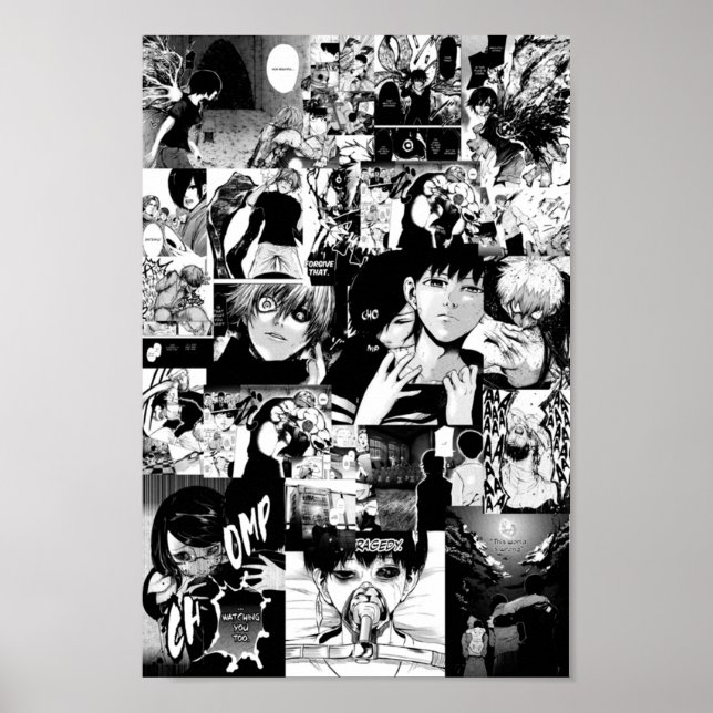 Tokyo Ghoul Manga Collage Poster (Front)