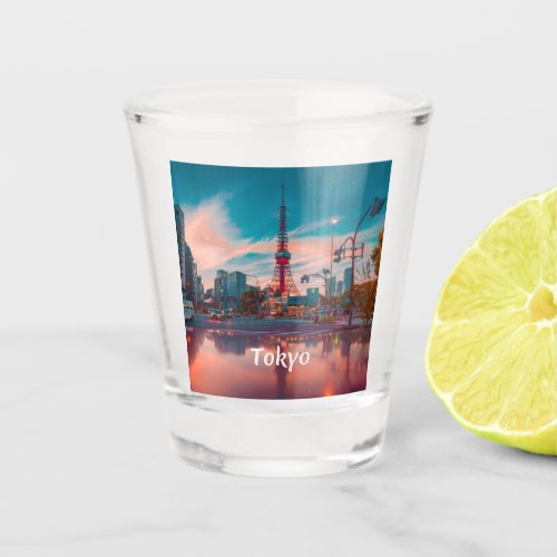 Tokyo Japan City Skytree Shot Glass