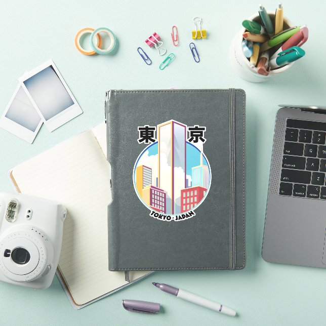 Tokyo Japan Cityscape logo Sticker (iPad Cover)