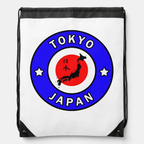 Tokyo Japan Drawstring Bag