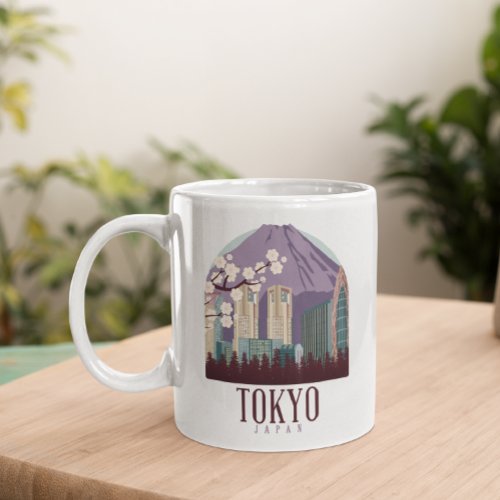 Tokyo Japan Japan Vintage Travel Coffee Mug