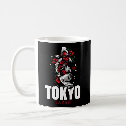 Tokyo Japan Japanese Nishikigoi Koi Fish Carp Coffee Mug