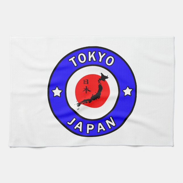 Tokyo Japan Kitchen Towel (Horizontal)