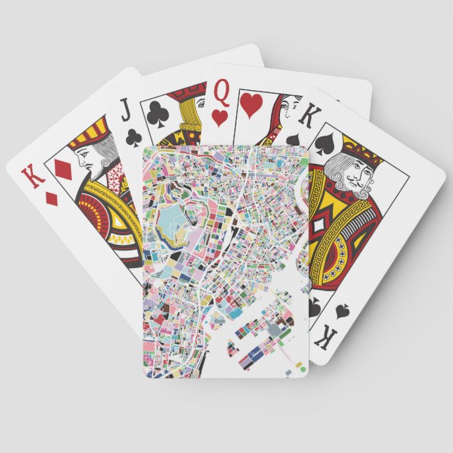 Tokyo Japan Map Poker Cards (Back)