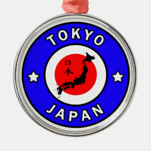 Tokyo Japan Metal Ornament