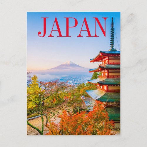 Tokyo Japan  Mount Fuji Postcard