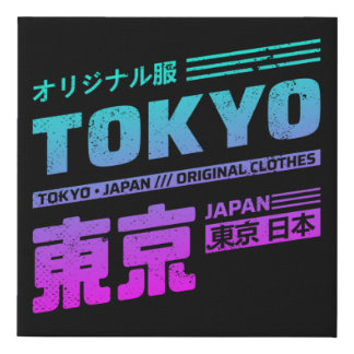 Tokyo - Japan - Original Clothes Faux Canvas Print