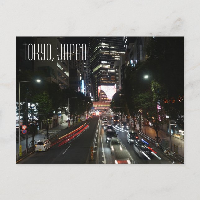 Tokyo Japan Shibuya City Center Scene  Postcard (Front)