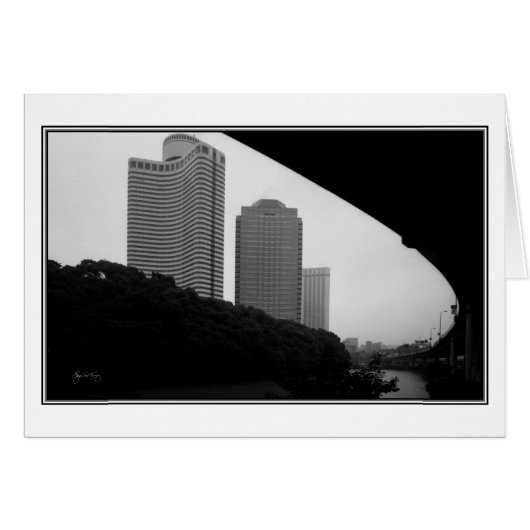 Tokyo Japan Skyline Cards (Front Horizontal)