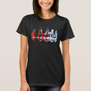Tokyo Japan Skyline Neon Travel Shirt