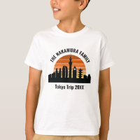 Tokyo Japan Sunset Custom Vacation Kids