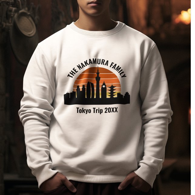 Tokyo Japan Sunset Customized Trip Sweatshirt (Creator Uploaded)