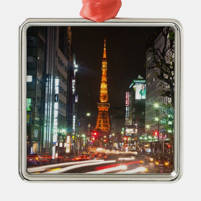 Tokyo, Japan. Tokyo Tower is a communications Metal Ornament (Front)