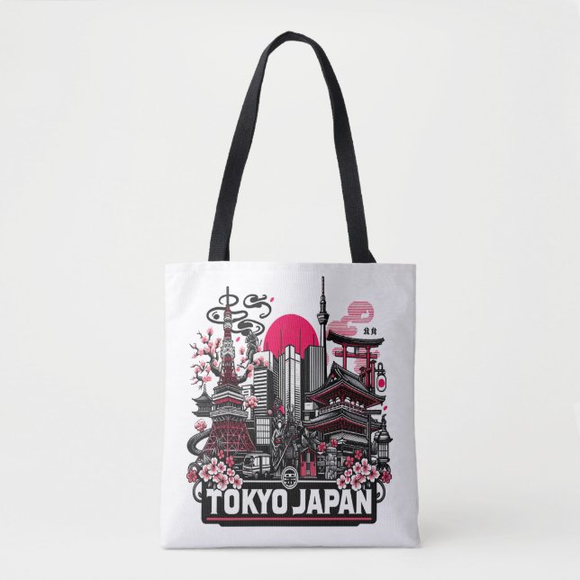 Tokyo Japan Vacation Tote Bag (Front)