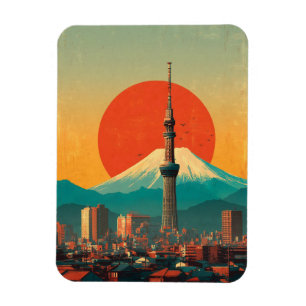 Tokyo Japan vintage Magnet
