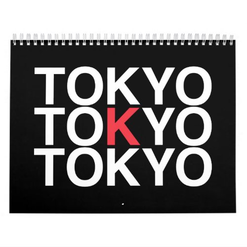 TOKYO Japanese Flag Calendar