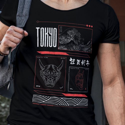 Tokyo Japanese Streetwear T_Shirt