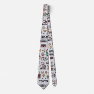 Tokyo Kawaii Sticker Bomb: Japan Pop Edition Neck Tie