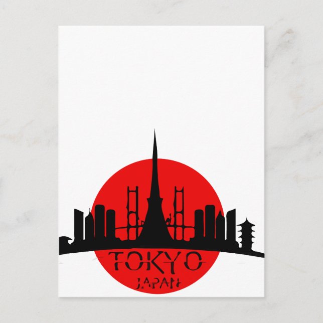 Tokyo Landmark Postcard (Front)