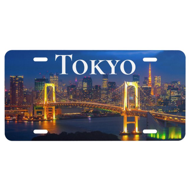 Tokyo License Plate (Front)