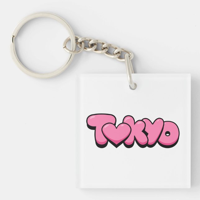 Tokyo Love Keychain (Front)