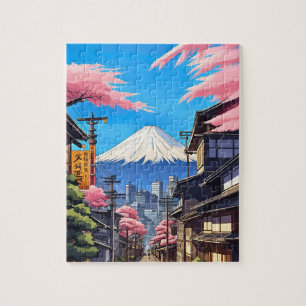 Tokyo Mt Fuji Jigsaw Puzzle